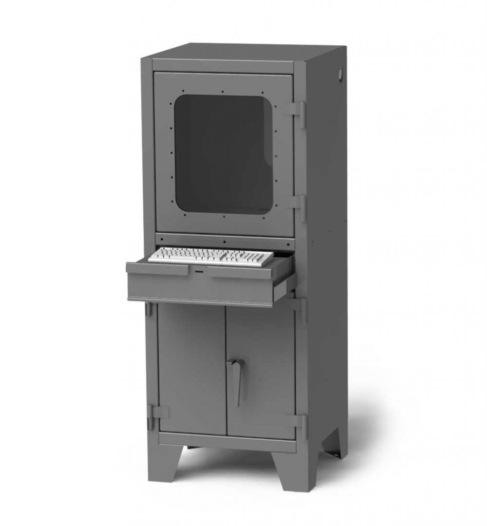 COMPUTER ENCLOSURE w/PULL OUT KEYBOARD DRAWER