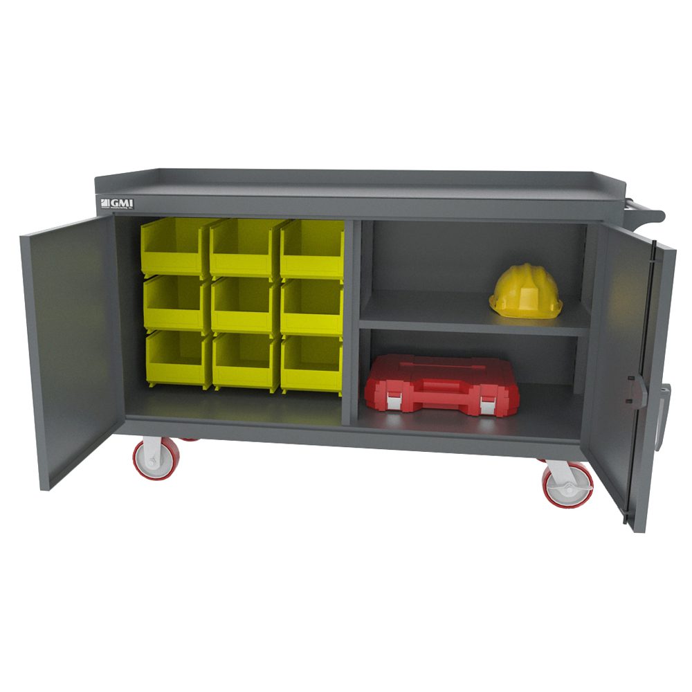 EXM-750 - BIN/SHELF HEAVY DUTY MOBILE WORKBENCH