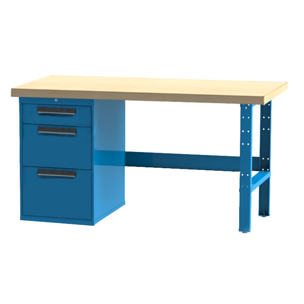 INDUSTRIAL WORKBENCH - 3 DRAWER CABINET