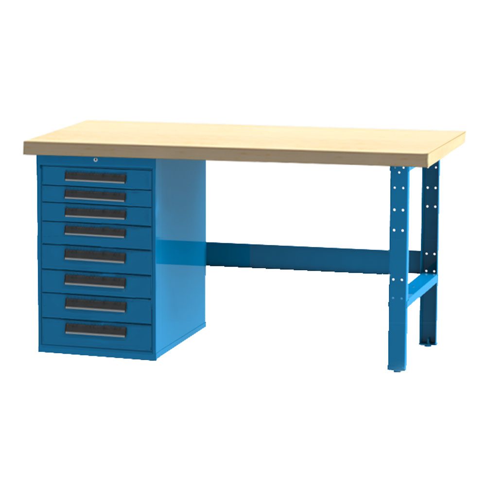 INDUSTRIAL WORKBENCH - 8 DRAWER CABINET