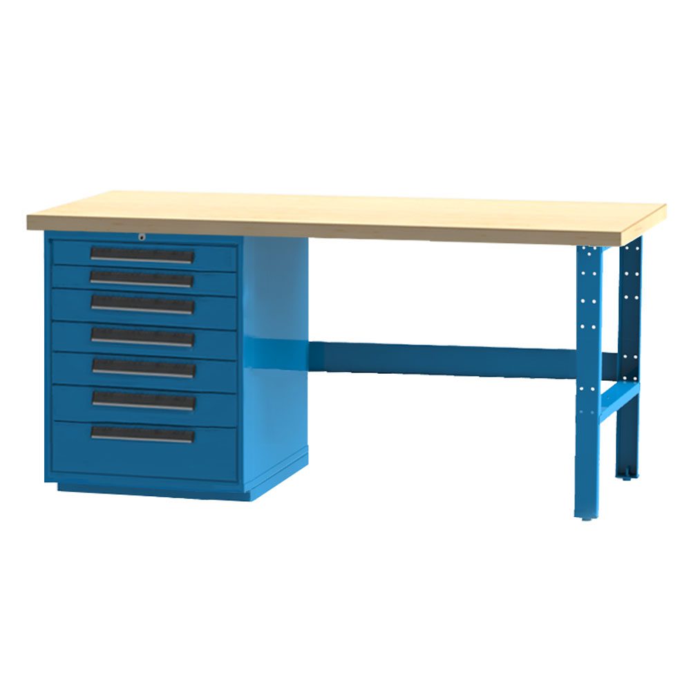 INDUSTRIAL WORKBENCH - 7 DRAWER CABINET