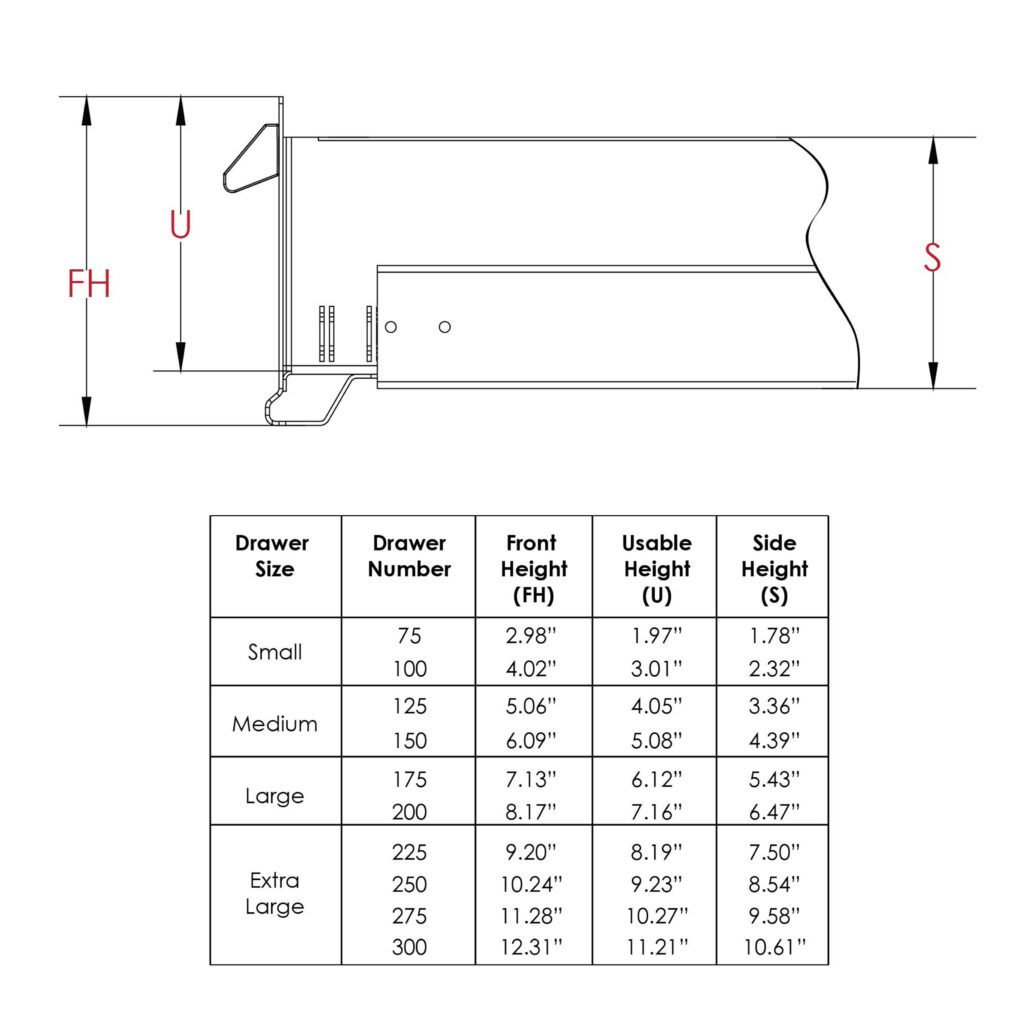 TWO DRAWER - 28"H MODULAR CABINET - Image 6